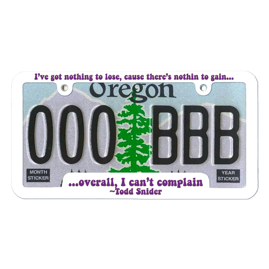 Nothing to Lose License Plate Frame