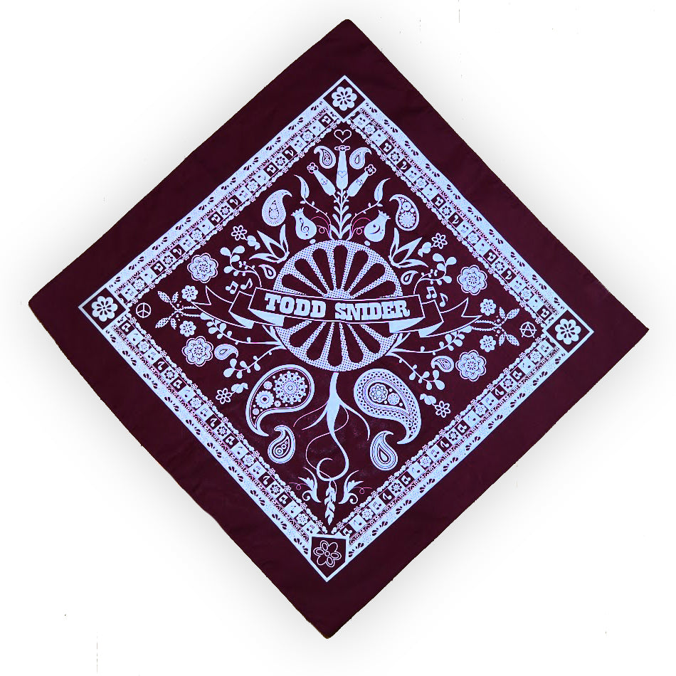 Todd Snider Bandana - Red