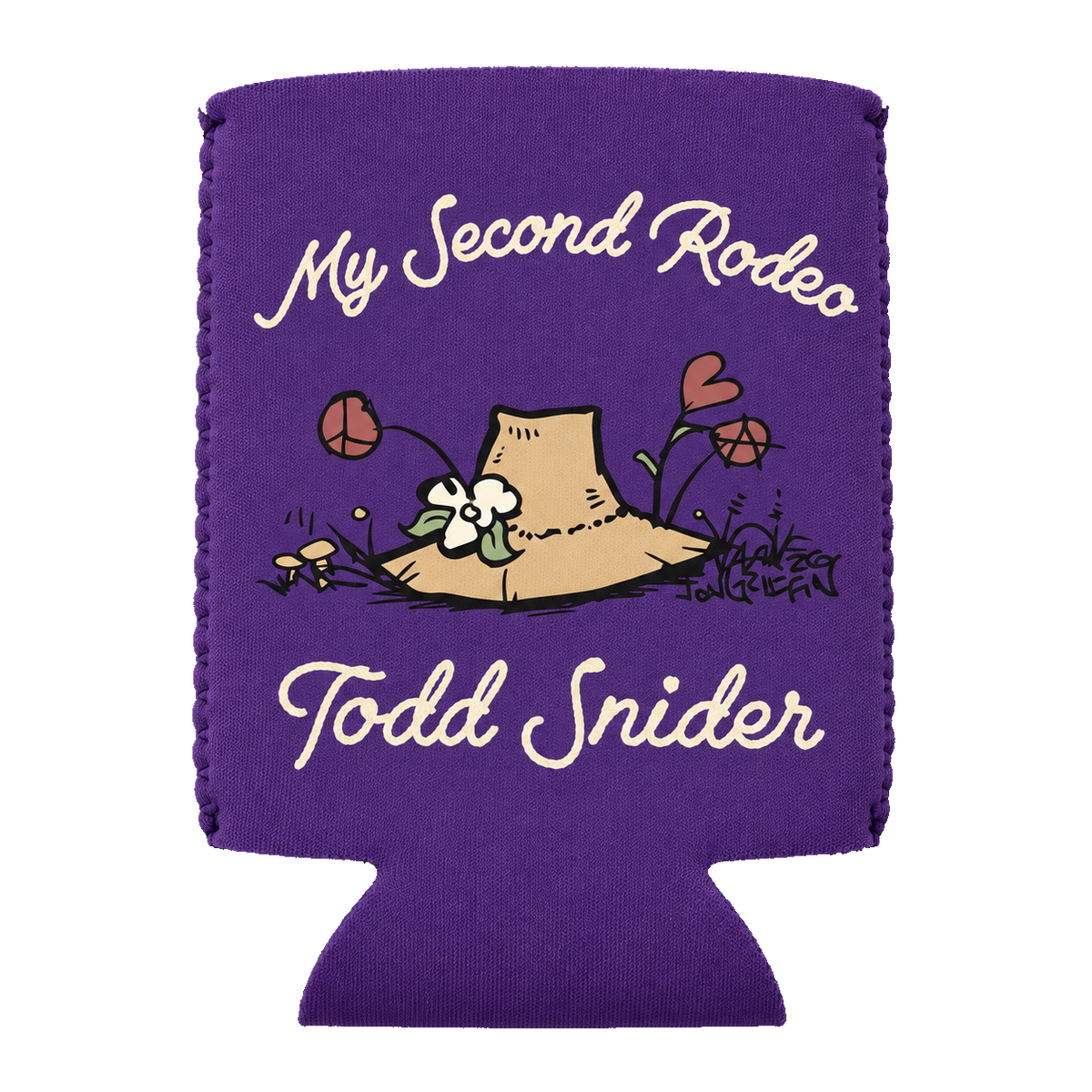 My Second Rodeo Purple Neoprene Koozie