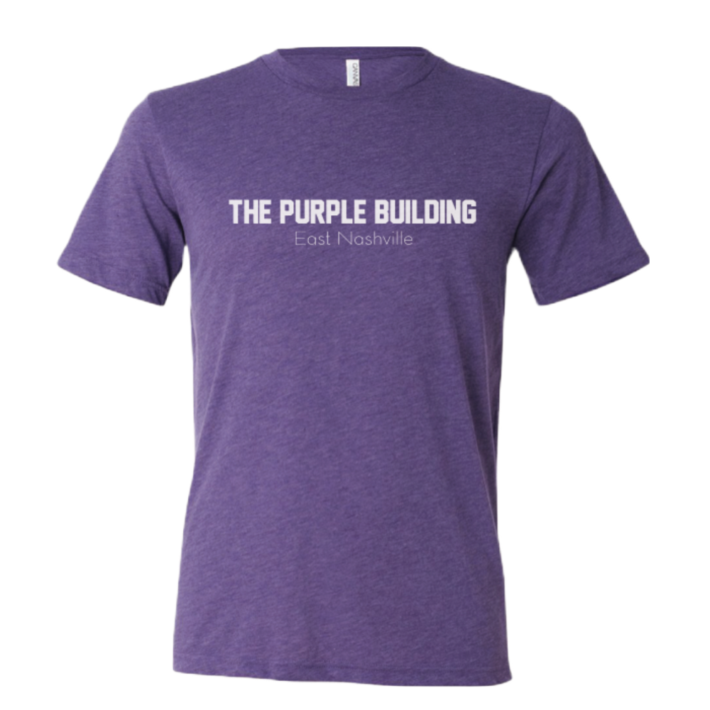 The Purple Building/East Nashville Tee