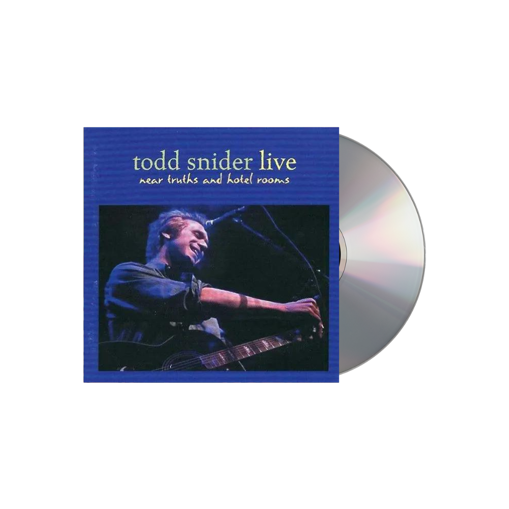 Todd Snider Near Truths and Hotel Rooms Live CD