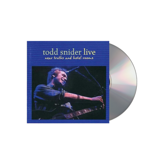 Todd Snider Near Truths and Hotel Rooms Live CD