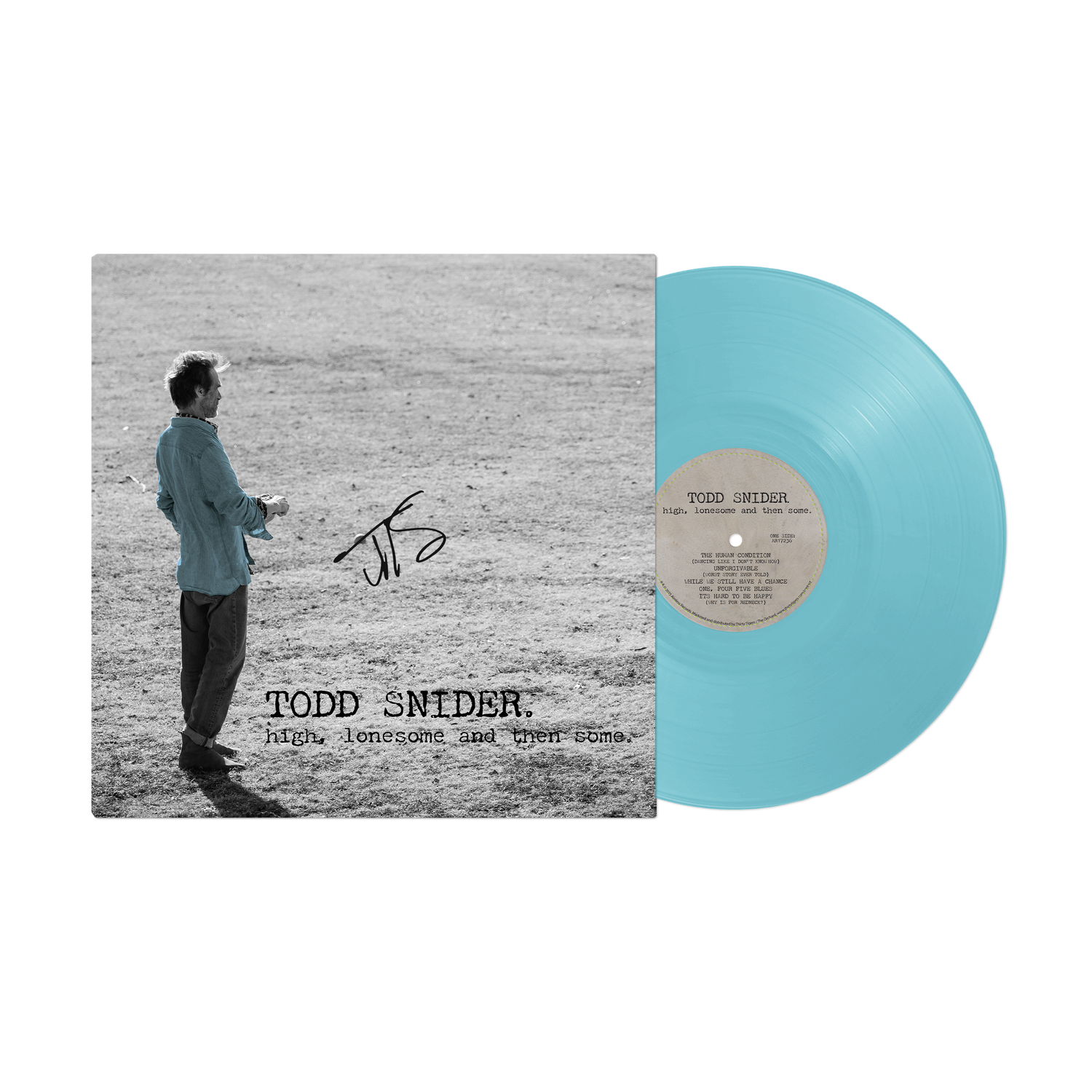 [AUTOGRAPHED] High, Lonesome and Then Some - Blue Glass Vinyl