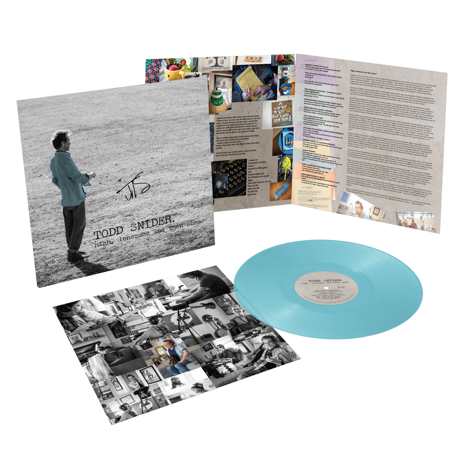 [AUTOGRAPHED] High, Lonesome and Then Some - Blue Glass Vinyl