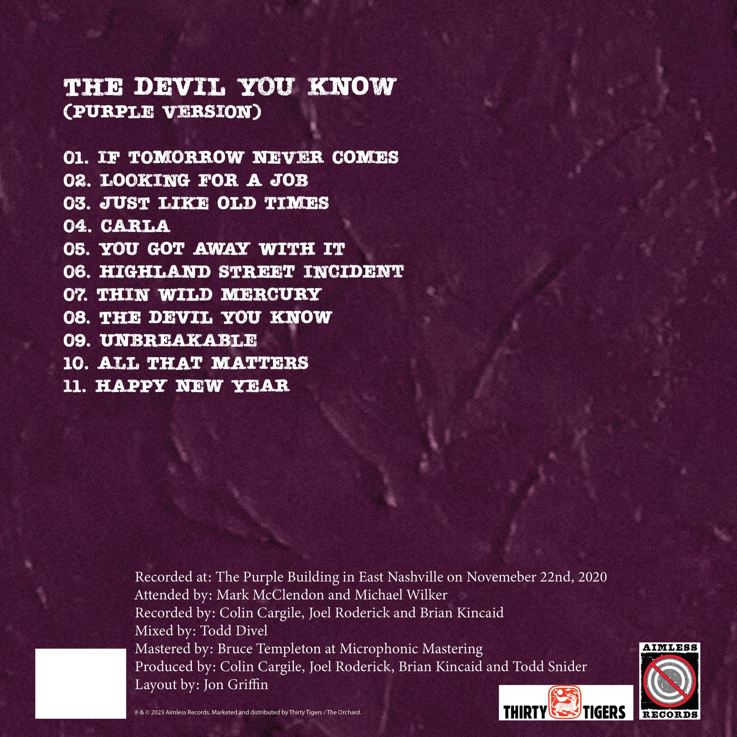 [Free Download] The Devil You Know (Purple Version)