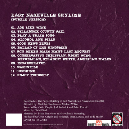 [Free Download] East Nashville Skyline (Purple Version)