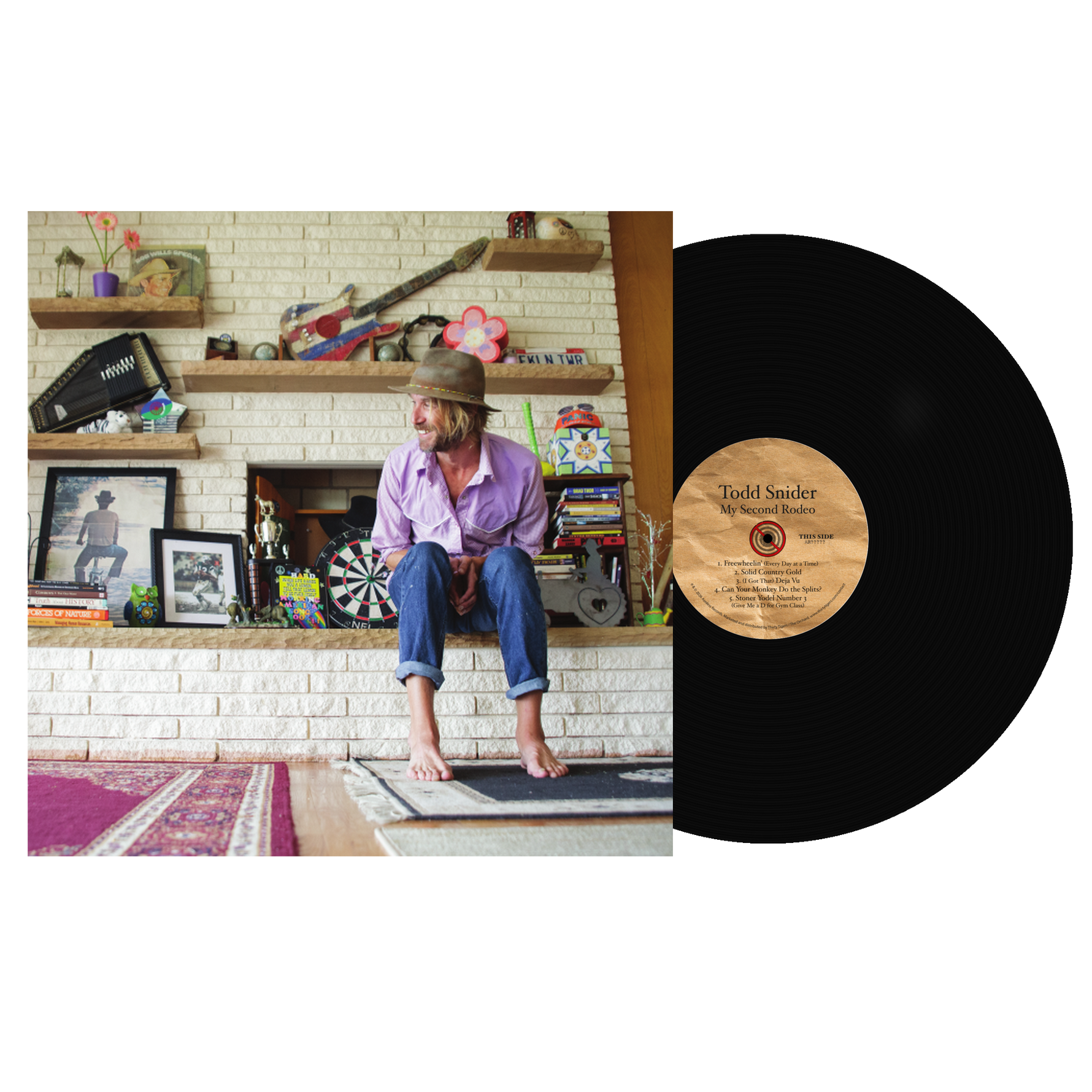 My Second Rodeo black vinyl jacket and disc