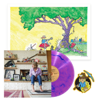 Kick-Ass Country Bundle with vinyl - Jon Griffin signed art print, Solid Country Gold Digger sticker and My Second Rodeo Deluxe Synthwave vinyl