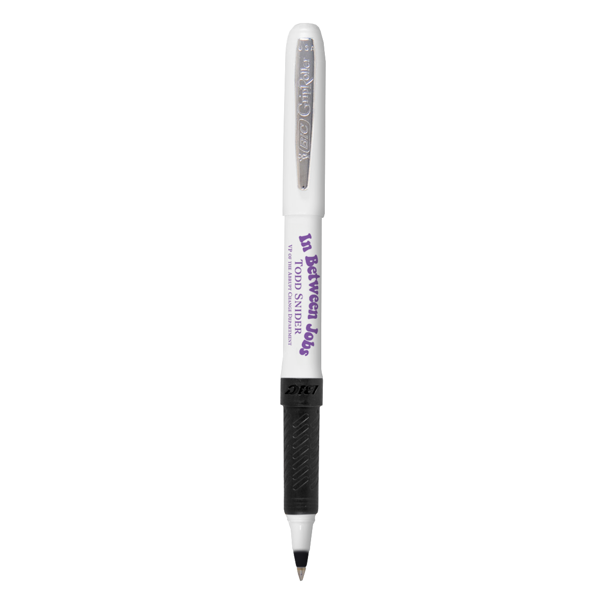 Between Jobs Bic Grip Rollerball Pen