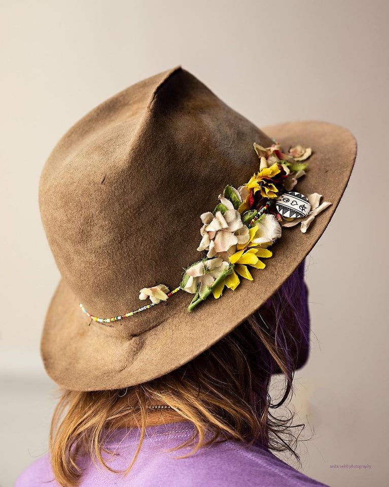 Todd Snider's hat, photo by Anita Webb Photography