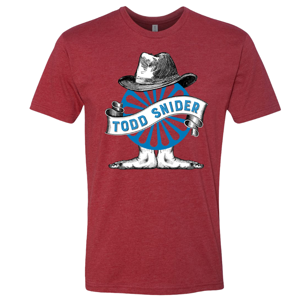 Cardinal Red Wheel Tee