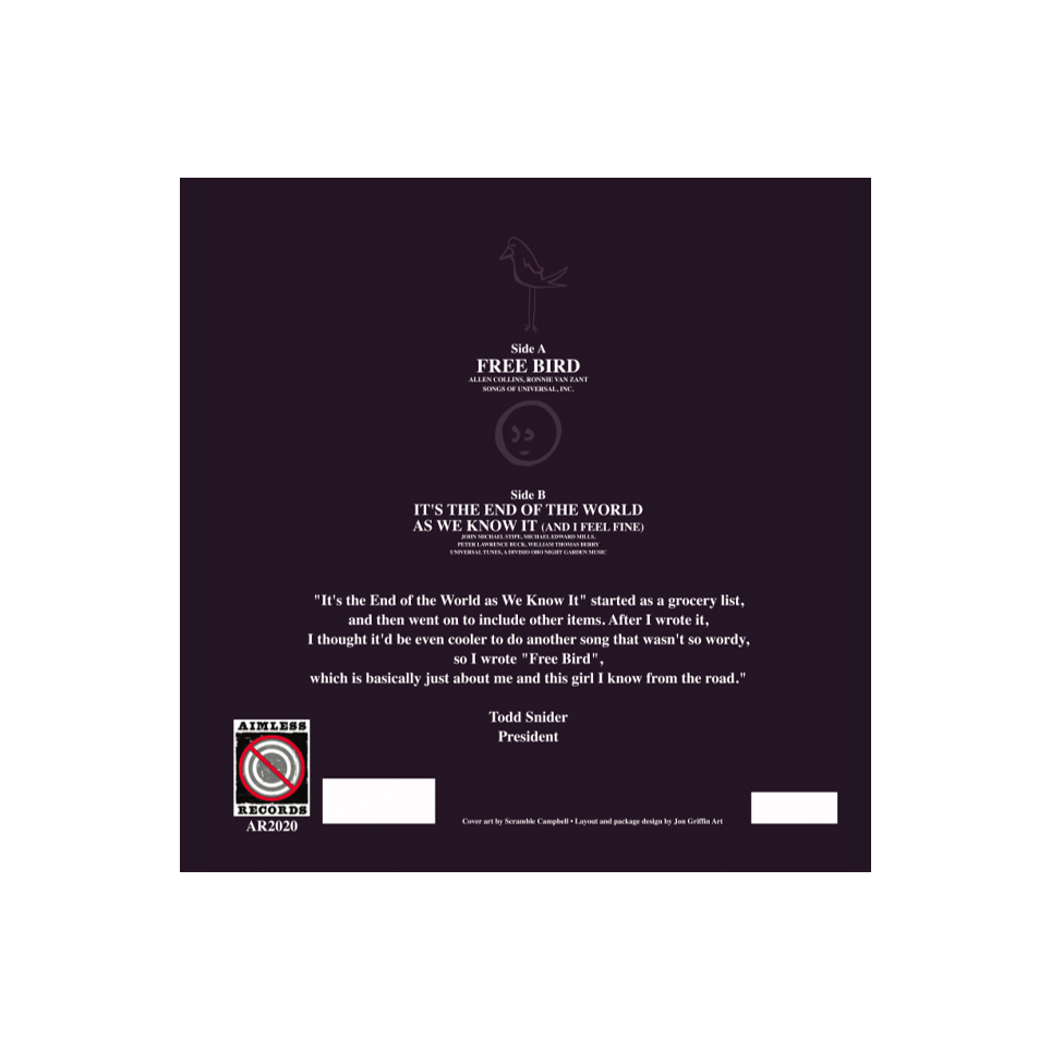 Limited Edition 'Free Bird' 7" Vinyl